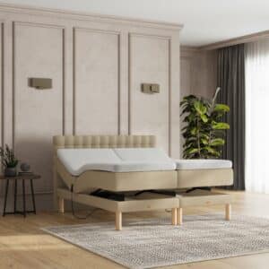 SÖVNN Naja Elevationsseng - 180x210 - Lys beige